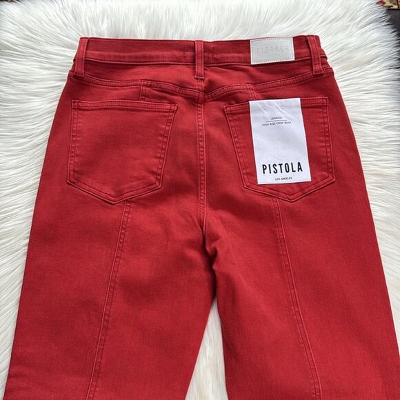 Pistola Rouge Lennon High Rise Crop Boot Jeans - Picture 10 of 11